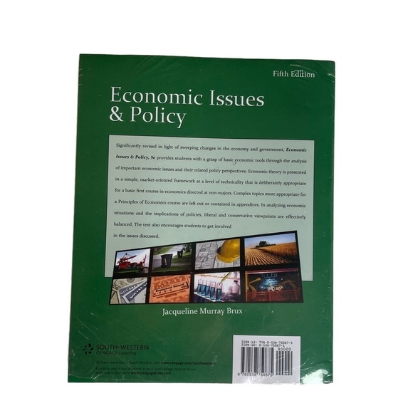 Economic Issues and Policy Paperback textbook by Brux infoapps Brand New 5th Ed - Picture 2 of 14